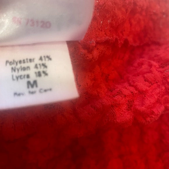 80’s Fredericks of Hollywood Red Cami